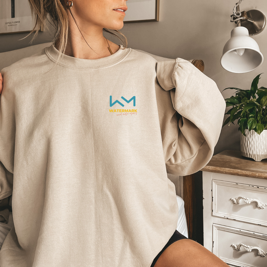 Watermark Small Logo Unisex Crewneck